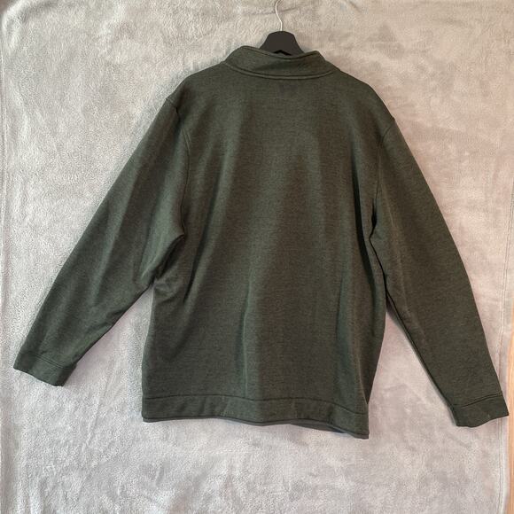 Under Armour Men's Cold Gear Loose Long Sleeve 1/4 Zip Pullover Green, Size 3XL - Picture 6 of 8